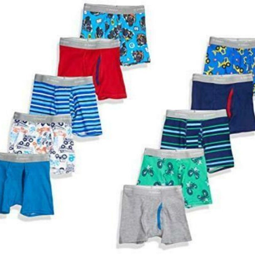 Hanes Boys Assorted Boxer Brief Size 2/3 Pack 10